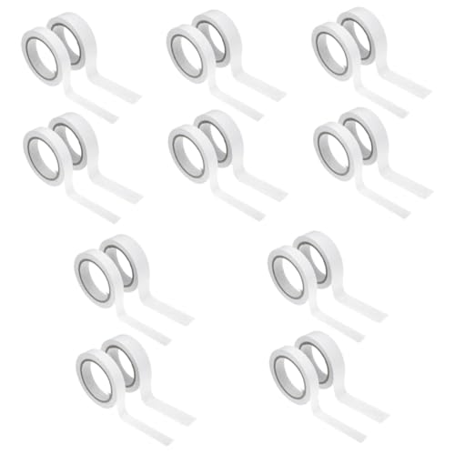 DIYEAH 5 Sätze Doppelseitiges Klebeband Büromaterial Office Supplies Duct-tape Verpackungsband Tapes Starkes Klebeband Weißes Band Selbstklebende Bänder Büro-klebeband Gewebe 4 Rollen * 5 von DIYEAH
