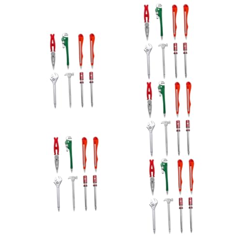 DIYEAH 5 Sätze Kugelschreiber Ästhetisch Schwarze Stifte Schreiben Entzückender Cooler Stift Blau Weiß Personalisierter Stift Scrapbook Stifte Tintenstift Büro Stifte Plastik 8 Stück * 5 von DIYEAH