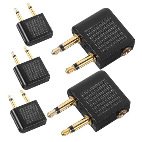 DIYEAH 5 Stück Audio Buchse Auf Stecker Kopfhörer Adapter Für Kopfhörer Flugzeug Kopfhörer Adapter Konverter Ohrhörer Adapter Reiseadapter Für Flugzeug Headset Adapter Schwarz DIYEAH 5 Stück Audio Buchse Auf Stecker Kopfhörer Adapter Für Kopfhörer Flugzeug Kopfhörer Adapter Konverter Ohrhörer Adapter Reiseadapter Für Flugzeug Headset Adapter Schwarz von DIYEAH