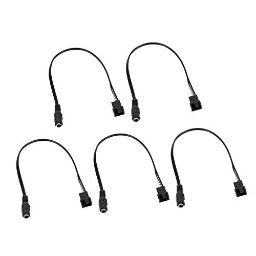 DIYEAH 5 Stück Netzteilkabel Splitterkabel Für Lüfter Stromkabel Lüfter Verlängerungskabel Adapterkabel Für Lüfter Gleichstromanschluss Dc- Abs Black DIYEAH 5 Stück Netzteilkabel Splitterkabel Für Lüfter Stromkabel Lüfter Verlängerungskabel Adapterkabel Für Lüfter Gleichstromanschluss Dc- Abs Black von DIYEAH