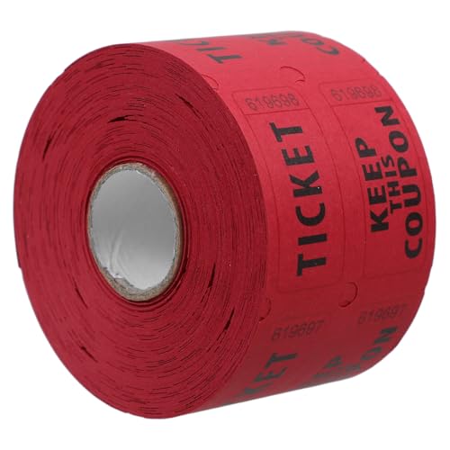 DIYEAH 500 Stück Rolle Doppel-tombola-lose Nächte Klasse Belohnungen Veranstaltungen Partys Und Feiertage DIYEAH 500 Stück Rolle Doppel-tombola-lose Nächte Klasse Belohnungen Veranstaltungen Partys Und Feiertage von DIYEAH