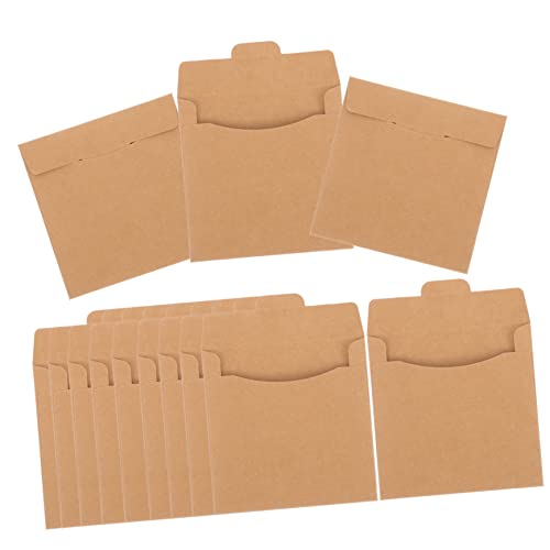 DIYEAH 50Stücke Kraftpapier CD Verpackungsbeutel Langlebige CD Ärmel für Sichere Aufbewahrung von CD DVD Feuchtigkeitsgeschützt für Büro Zuhause Schule DIYEAH 50Stücke Kraftpapier CD Verpackungsbeutel Langlebige CD Ärmel für Sichere Aufbewahrung von CD DVD Feuchtigkeitsgeschützt für Büro Zuhause Schule von DIYEAH