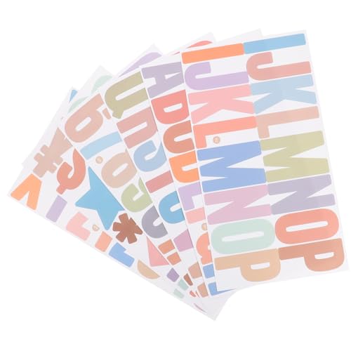 DIYEAH 6 Bögen Buchstabenaufkleber Buchstaben Scrapbooking Scrapbook Aufkleber Bunte Tags Zahlenaufkleber Etiketten Alphabet Aufkleber Farbige Buchstaben Zahlenaufkleber Buchstaben DIYEAH 6 Bögen Buchstabenaufkleber Buchstaben Scrapbooking Scrapbook Aufkleber Bunte Tags Zahlenaufkleber Etiketten Alphabet Aufkleber Farbige Buchstaben Zahlenaufkleber Buchstaben von DIYEAH