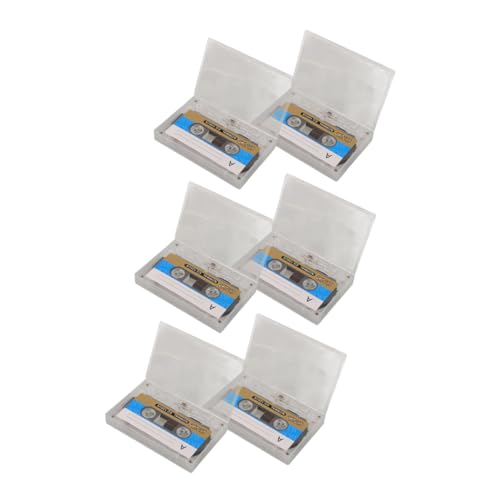DIYEAH 6 Stück 30 Retro-partyband Kassettenregal Mikrokassetten Vitrine Für Audiokassetten Musikkassetten Kassette Tape Player Kassettenspeicher Leere Kassette Kassettenhalter Plastik DIYEAH 6 Stück 30 Retro-partyband Kassettenregal Mikrokassetten Vitrine Für Audiokassetten Musikkassetten Kassette Tape Player Kassettenspeicher Leere Kassette Kassettenhalter Plastik von DIYEAH
