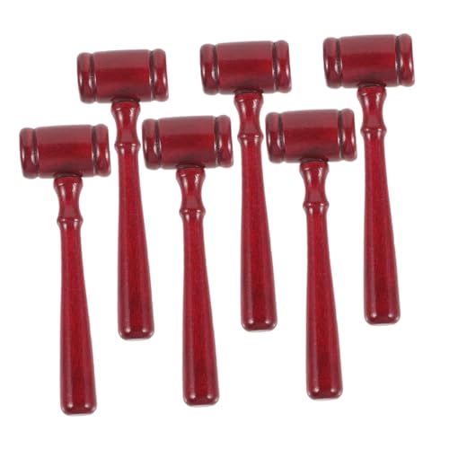DIYEAH 6 Stück Richterhammer Richterhammer Für Anwaltshammer Kleiner Hammer Richterhammer Richterhammer Richterhammer Kleiner Hammer In Kindergröße Spielzeughammer Für von DIYEAH