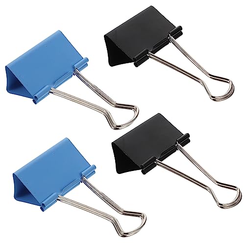 DIYEAH 60 Mm Große Riesige Binderclips 4 Stück Robuste Büroklammern Aus Metall Bezaubernd Und Praktisch Für Büro Schule Und Zuhause Dekorative Ordnerclips von DIYEAH