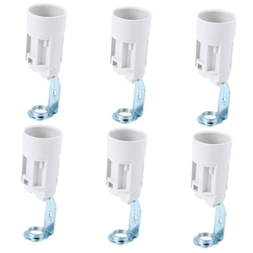DIYEAH 6Stücke Candelabra Sockeladapter Korrosionsbeständig Für Kerzenlampen Stehlampen Tischlampen DIY Leuchten Hohe Wärmebeständigkeit Lösung Für Garage Schlafzimmer DIYEAH 6Stücke Candelabra Sockeladapter Korrosionsbeständig Für Kerzenlampen Stehlampen Tischlampen DIY Leuchten Hohe Wärmebeständigkeit Lösung Für Garage Schlafzimmer von DIYEAH