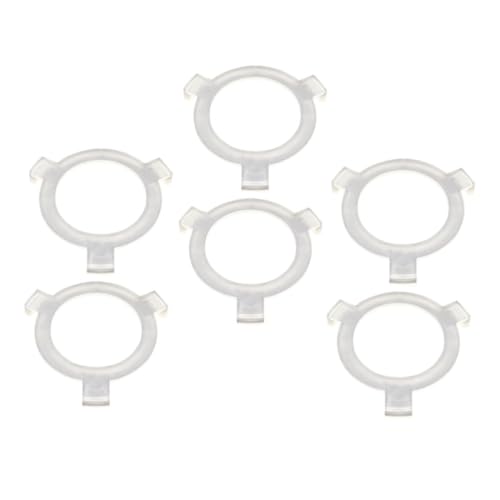 DIYEAH 6Stücke Lampenschirm Ringe Einfache Installation Für LED Und Glühbirnen Zubehör Für Lampenschirme Und Deckenleuchten von DIYEAH