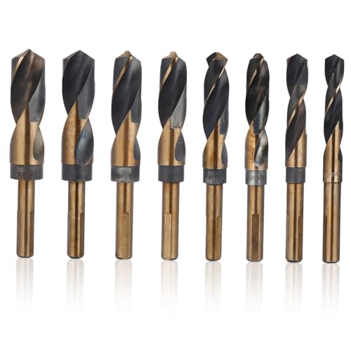 DIYEAH 8 Stück Bohrer-Set beschichtet großer Bohrer Schaft Metallbohrer für Stahl Bohrer zum Bohren von Metall Präzisionsbohrer Bohrmaschine Bohrer mit geradem Griff Black DIYEAH 8 Stück Bohrer-Set beschichtet großer Bohrer Schaft Metallbohrer für Stahl Bohrer zum Bohren von Metall Präzisionsbohrer Bohrmaschine Bohrer mit geradem Griff Black von DIYEAH