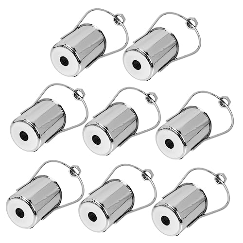DIYEAH 8 Stück Lichtbecher -Beleuchtungszubehör Lampenlampenhalter Hülsenlampenfassung Halterung für Wandleuchten Halterung für Deckenleuchte Wandlampenhalter Schmiedeeisen Silber DIYEAH 8 Stück Lichtbecher -Beleuchtungszubehör Lampenlampenhalter Hülsenlampenfassung Halterung für Wandleuchten Halterung für Deckenleuchte Wandlampenhalter Schmiedeeisen Silber von DIYEAH