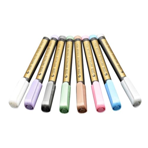 DIYEAH 8 Stück Textmarker schreibkladde platube stift glasstifte colored pens metallic marker Metallmarkierungsstifte Farbstifte Stift markieren Kunstmalstifte Kunststifte Plastik DIYEAH 8 Stück Textmarker schreibkladde platube stift glasstifte colored pens metallic marker Metallmarkierungsstifte Farbstifte Stift markieren Kunstmalstifte Kunststifte Plastik von DIYEAH