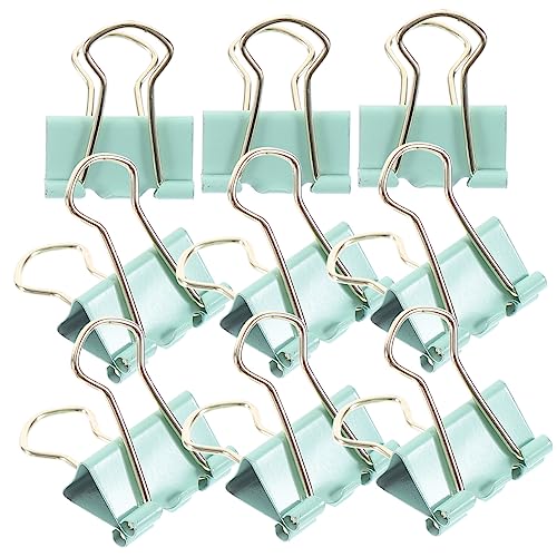 DIYEAH 9 Stück Elliot-Ordner büroartikel büromaterial papiertacker tackern Dokumentenklammern mittlere Heftklammern Sortiment an Ordnerklammern kleine Büroklammern Clips Metall Green DIYEAH 9 Stück Elliot-Ordner büroartikel büromaterial papiertacker tackern Dokumentenklammern mittlere Heftklammern Sortiment an Ordnerklammern kleine Büroklammern Clips Metall Green von DIYEAH