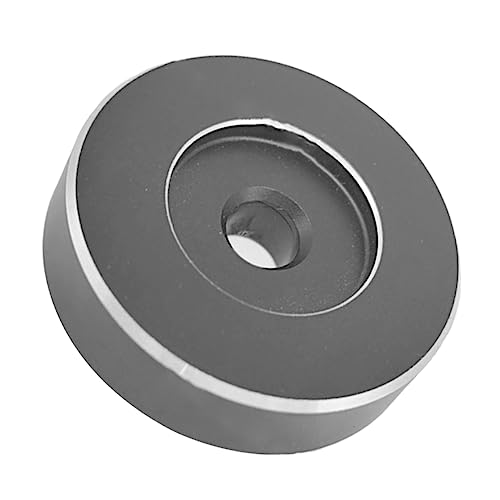 DIYEAH Adapter für Vinylplatten Aluminium Zubehör für Djs Heimnutzung Verbessert Klangqualität Vibrationen von DIYEAH