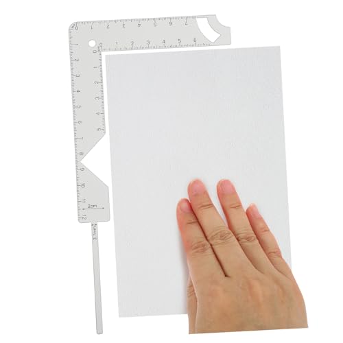 DIYEAH Cover Positionierungslineal Buchbindungslineal Anleitung Buchbinder Set Buchcover Herstellung Schablone Buchbindungsmaterialien Buchcover Führungswerkzeug Sammelalbum DIYEAH Cover Positionierungslineal Buchbindungslineal Anleitung Buchbinder Set Buchcover Herstellung Schablone Buchbindungsmaterialien Buchcover Führungswerkzeug Sammelalbum von DIYEAH