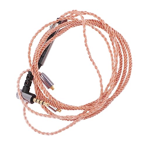 DIYEAH DIY Kopfhörerkabel Mit Mikrofon Adriges Sauerstofffreies Kompatibel Mit Gängigen Mobiltelefonen Hohe Klangqualität Für Gaming Musikgenuss von DIYEAH
