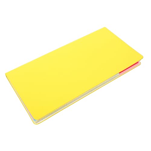 DIYEAH Haftnotiz Schreibwaren Klemmbretter Zwischenablage mit Klebestreifen Markierungen Planke bunter Aufkleberblock glatt schreibender Memo-Aufkleber Taschen-Notizblock Papier Yellow von DIYEAH