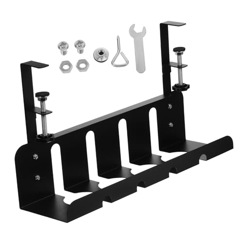 DIYEAH Kabelmanagementfach Kabel-Schreibtisch-Organizer Kabel-Organizer Inhaber Schnur Organizer Halter Gestell für Kabelorganisator unter dem Schreibtisch Tischklemme Regal Eisen Schwarz DIYEAH Kabelmanagementfach Kabel-Schreibtisch-Organizer Kabel-Organizer Inhaber Schnur Organizer Halter Gestell für Kabelorganisator unter dem Schreibtisch Tischklemme Regal Eisen Schwarz von DIYEAH