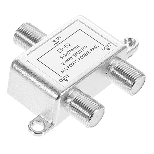 DIYEAH Koaxialkabel Splitter Verteiler Für Internet Tv Kompatibel Mit Catv System Langlebig Zuverlässig Für Audio Videosignalübertragung DIYEAH Koaxialkabel Splitter Verteiler Für Internet Tv Kompatibel Mit Catv System Langlebig Zuverlässig Für Audio Videosignalübertragung von DIYEAH