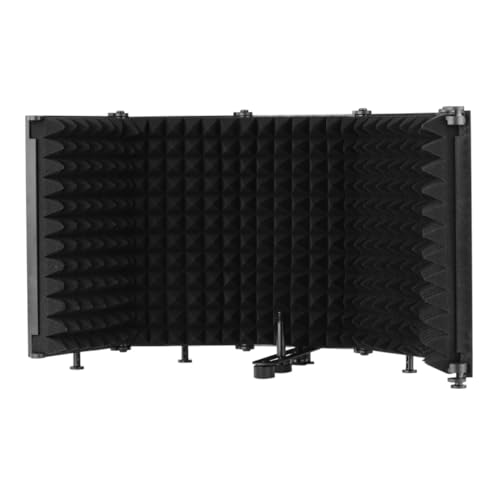 DIYEAH Mikrofon-schallschutz Studioausrüstung Mikrofonschild Musikstudio-ausrüstung Faltbarer Mikrofonschutz Mikrofon-isolationsschutz Für Studioaufnahmen Schaum Black DIYEAH Mikrofon-schallschutz Studioausrüstung Mikrofonschild Musikstudio-ausrüstung Faltbarer Mikrofonschutz Mikrofon-isolationsschutz Für Studioaufnahmen Schaum Black von DIYEAH