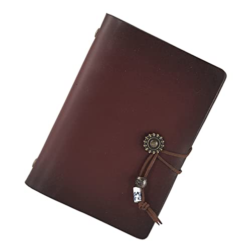 DIYEAH Retro-notizbuch Notizbuch Mit Losen Blättern Schlüssel Zeitschrift Tragbares Tagebuch Memo -notepad Tagebuch Schreiben Loseblatt-tagebuch Vintage Molkerei Für Notizblock Haut Brown von DIYEAH