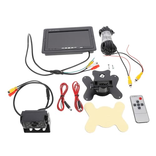 DIYEAH Rückfahrmonitor mit Display für Auto Einfache Installation LCD Kompatibel mit Pal Ntsc für Sicheres Rückwärtsfahren von DIYEAH