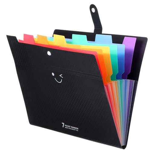 DIYEAH Schachbrettordner Farbe aktenordner erweiterbarer Ordner Quittungsdatei-Organizer Erweitern des Organizer-Dateiordners Ordner-Organizer Bill Organizer Dateiorganisator pp von DIYEAH