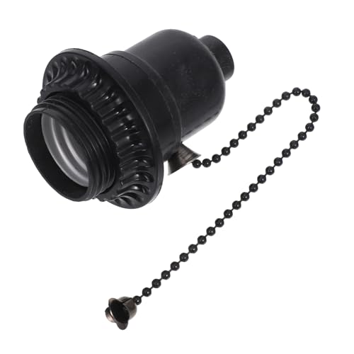 DIYEAH Schwarzer Pull-Wire-Schalter Lampenhalter Lichtadapter universelle Steckdose Licht Steckdosen Fassung für Glühbirne Lampenzubehör Nur Lampensockel Bakelit Black DIYEAH Schwarzer Pull-Wire-Schalter Lampenhalter Lichtadapter universelle Steckdose Licht Steckdosen Fassung für Glühbirne Lampenzubehör Nur Lampensockel Bakelit Black von DIYEAH