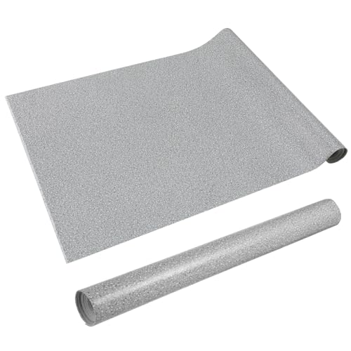 DIYEAH Selbstklebender Vinyl Bodenbelag Grauer Marmor Design Dekorative Bodenisolierung Für Badezimmer Und Wohnzimmer Bodenaufkleber Für Wohnräume von DIYEAH