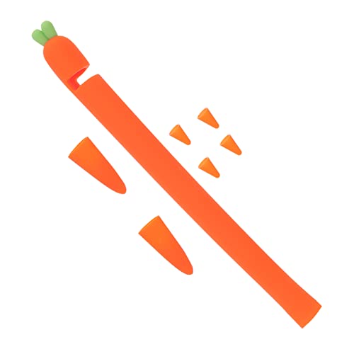 DIYEAH Silikon Stylus Hülle für Pencil Karottenform rutschfest Leicht Tragbar Schützt Ihren Eingabestift für Tablets Smartphones Orange DIYEAH Silikon Stylus Hülle für Pencil Karottenform rutschfest Leicht Tragbar Schützt Ihren Eingabestift für Tablets Smartphones Orange von DIYEAH