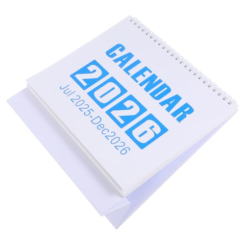 DIYEAH Taiwanesischer Kalender 2026 Wochen Und Monatsplaner Arbeitsplanplaner Organizer Planer Studentenplaner Tischkalender Zubehörplaner Monatskalender Planer Weißes Papier von DIYEAH