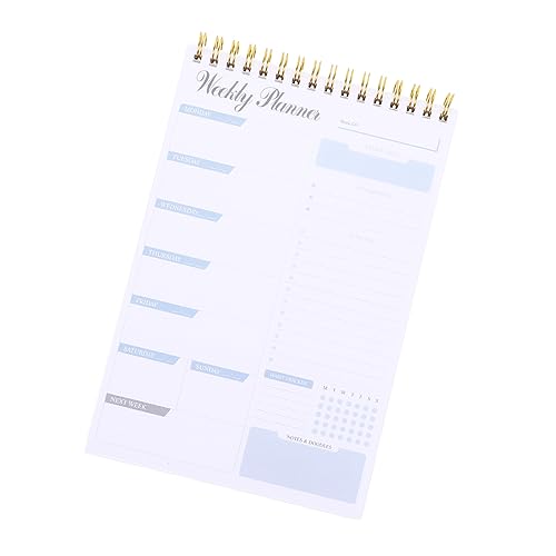 DIYEAH Wochenplaner Notizblöcke Managementplaner Tagesplaner Notizblock Tragbar Liniert Terminplaner Tagesjournal Notizbuch Notizbücher Spiralnotizbuch Abreißbare DIYEAH Wochenplaner Notizblöcke Managementplaner Tagesplaner Notizblock Tragbar Liniert Terminplaner Tagesjournal Notizbuch Notizbücher Spiralnotizbuch Abreißbare von DIYEAH