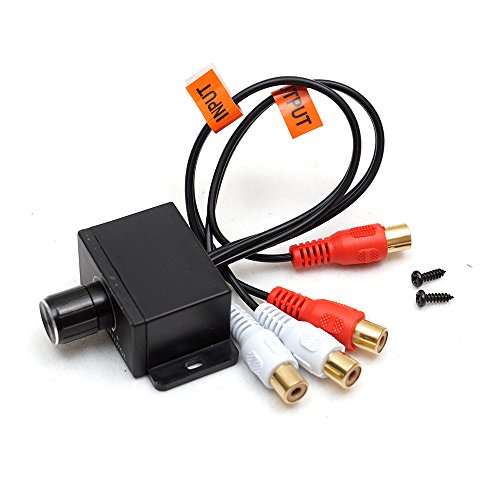 Amplifier RCA Adapter Universal Auto Volume Control Knob Stufe Lautstärkeregler Verstärker Bass von DIYI