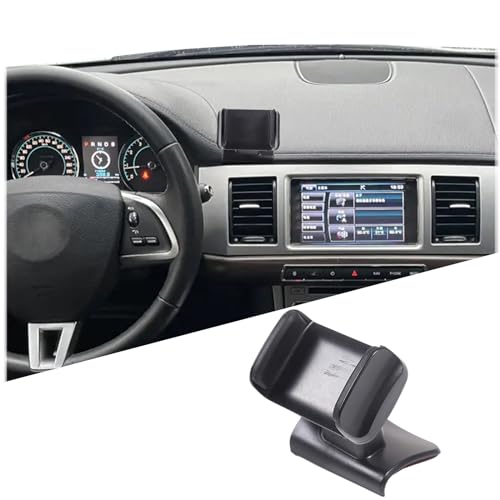 DIYUCAR Auto-Handyhalterung für Jaguar XF 2008–2015, Mittelkonsole, Armaturenbrett, KFZ-Handyhalterung, GPS-Navigationshalterung (Stil A) von DIYUCAR