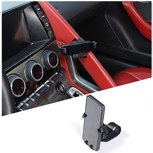 DIYUCAR Für Jaguar F-TYPE 2013-2023 Auto Central Control Handyhalterung GPS Navigation Halterung Kabelloses Ladezubehör (Stil A) von DIYUCAR