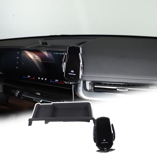 DIYUCAR Kfz-Mittelkonsolen-Handyhalterung mit Aufbewahrungsbox, kompatibel mit X1 U11 2023–2025, 360° drehbar, Auto-Handyhalterung, Armaturenbrett-Organizer, Innenzubehör (Stil D) von DIYUCAR