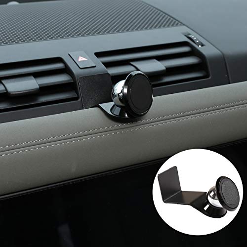 DIYUCAR Universelle Handyhalterung für LR Defender 90 110 2020 2021 Navigations-Handyhalterung für iPhone 12 11Pro Max Xs Xr, Samsung Galaxy (Schwarz 01) von DIYUCAR