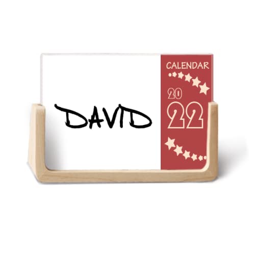 Special Handwriting English Name DAVID 2022 Tischkalender Planer 12 Monate Special Handwriting English Name DAVID 2022 Tischkalender Planer 12 Monate von DIYlab
