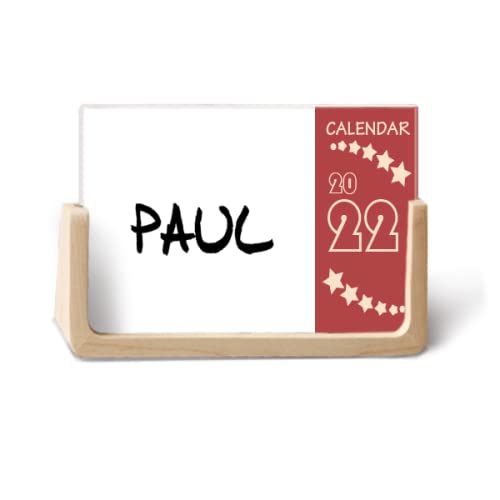 Special Handwriting English Name Paul 2022 Tischkalender Planer 12 Monate Special Handwriting English Name Paul 2022 Tischkalender Planer 12 Monate von DIYlab