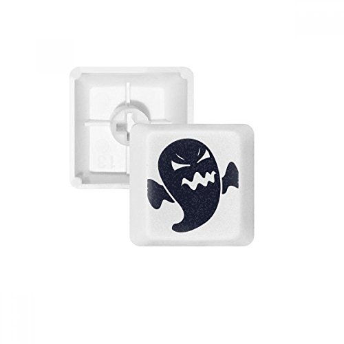 Angry Halloween Geister PBT Keycaps für mechanische Tastatur, Weiß, kein OEM-Print mehrfarbig mehrfarbig R1 von DIYthinker