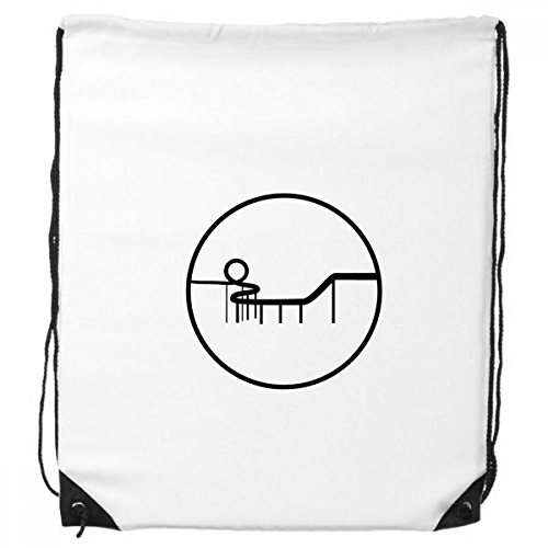 DIYthinker Achterbahn Freizeitpark Silhouette Rucksack-Shopping Sport Taschen Geschenk von DIYthinker