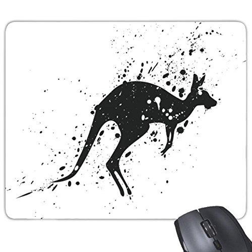 DIYthinker Australien Koala Kangaroo Silhouette Illustration Rectangle Griffige Gummi Mousepad Spiel-Mausunterlage von DIYthinker