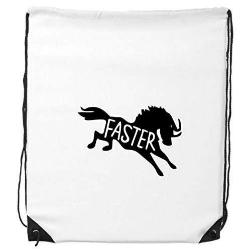 DIYthinker Black Horse Animal Silhouette Natur Rucksack Shopping Sport Taschen Geschenk von DIYthinker