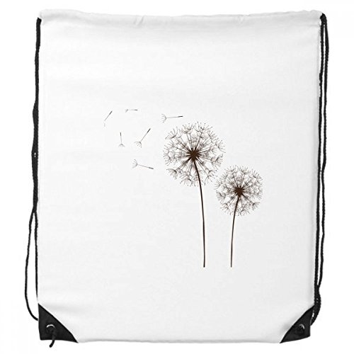 DIYthinker Blume Pflanze Löwenzahn-Samen-Rucksack-Shopping Sport Taschen Geschenk von DIYthinker