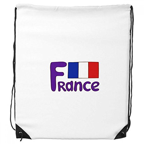 DIYthinker Frankreich Nationalflagge Blau-Muster-Rucksack-Shopping Sport Taschen Geschenk von DIYthinker