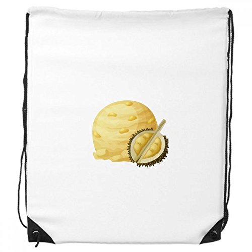 DIYthinker Gelb Durian Ice Cream Kugel EIS am Stiel-Rucksack-Shopping Sport Taschen Geschenk von DIYthinker