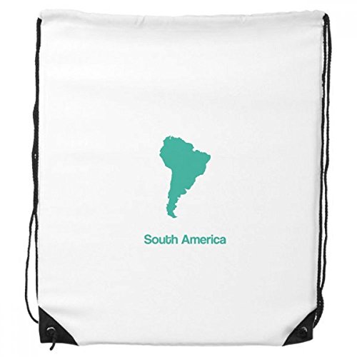 DIYthinker Grüne Südamerika Illustration Karte Rucksack-Shopping Sport Taschen Geschenk von DIYthinker