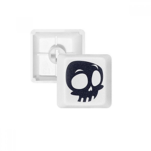 DIYthinker Halloween Big Eyed Skeleton PBT Keycaps für mechanische Tastatur Weiß OEM Keine Markierung drucken von DIYthinker