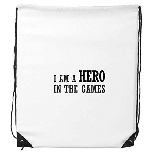 DIYthinker Ich bin ein Held in dem Spiele-Rucksack-Shopping Sport Taschen Geschenk von DIYthinker