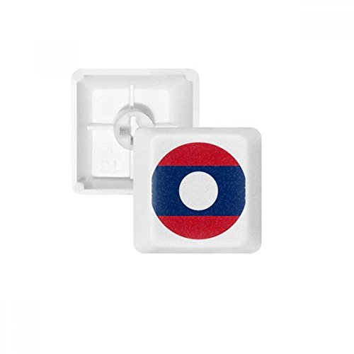 DIYthinker Laos Nationalflagge Asian Symbol PBT Keycaps für Mechanische Tastatur Weiß OEM Keine Markierung drucken von DIYthinker