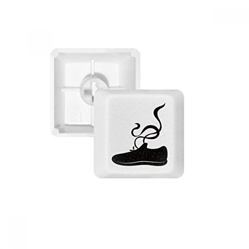 DIYthinker Männer Sport Schuhe Schwarz Silhouette Muster PBT Keycaps für mechanische Tastatur Weiß OEM Keine Markierung drucken von DIYthinker